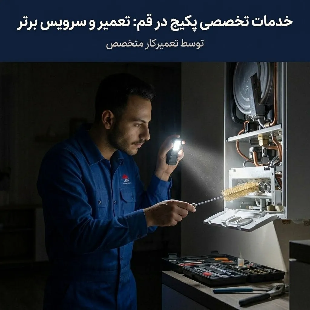تعمیر پکیج در قم - عیبیابی خطاها و تعمیر انواع برند